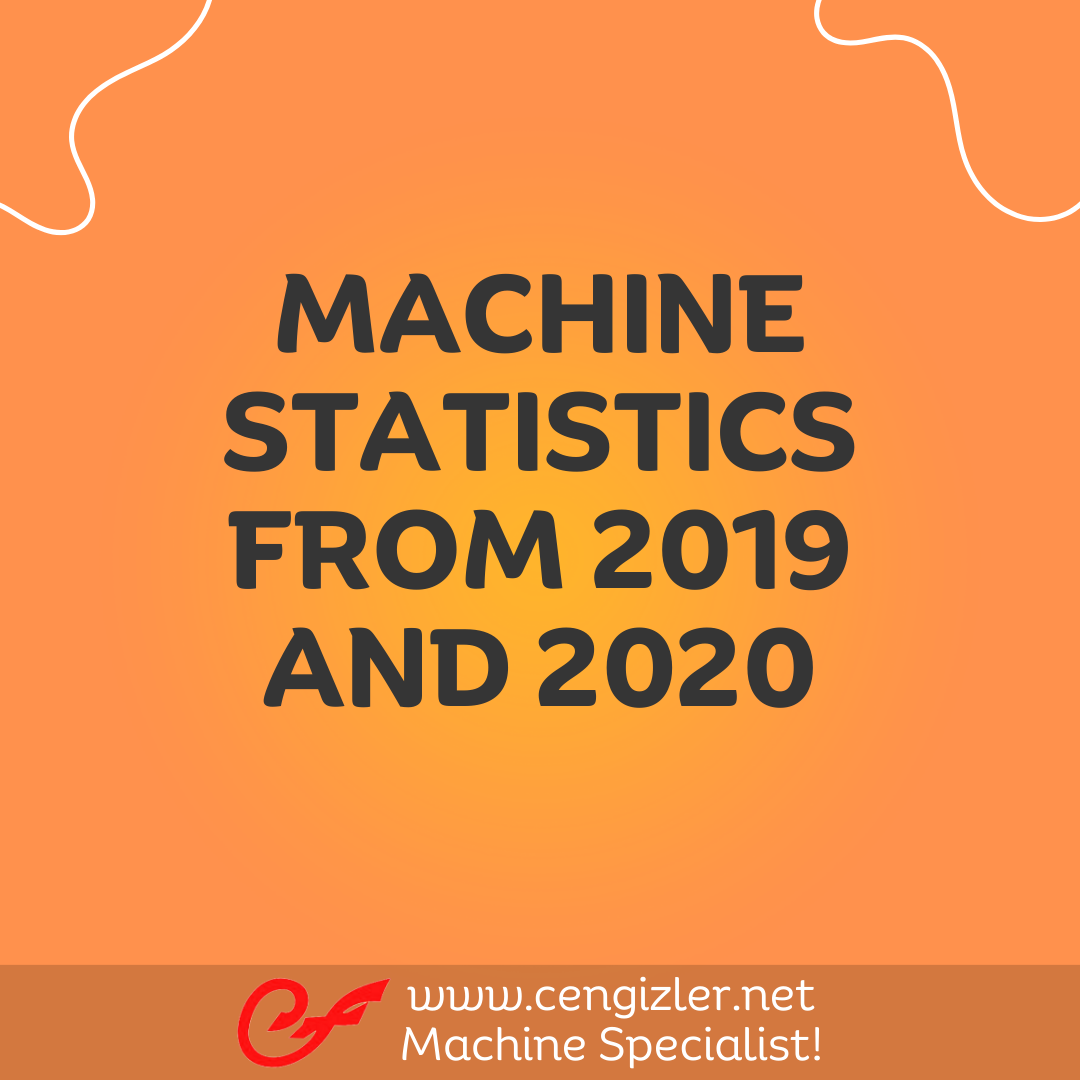 1 MACHINE STATISTICS FROM 2019 AND 2020